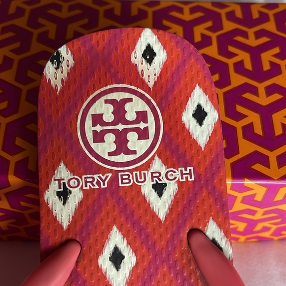 TORY BURCH Traveler Square Party Flip Flop, Sixe 10 - Picture 5 of 8
